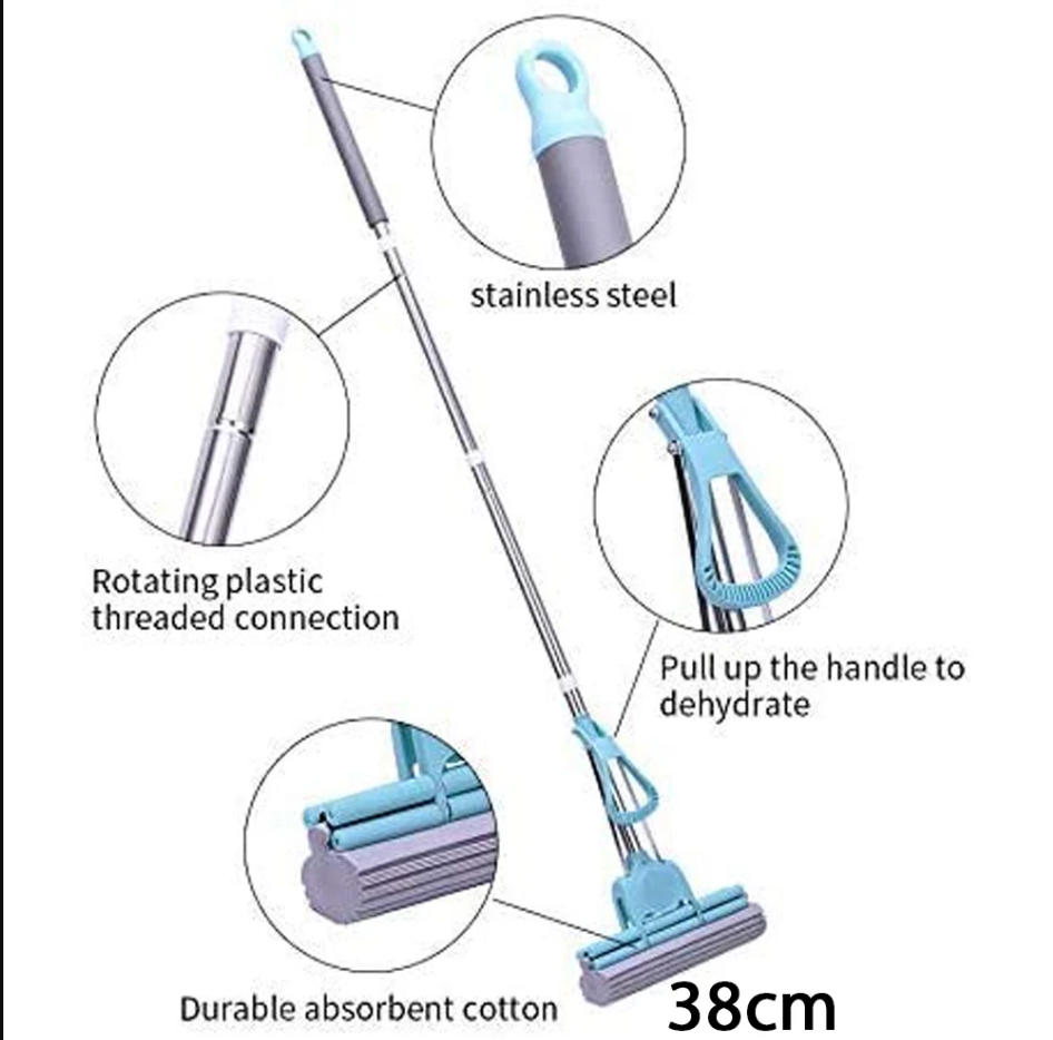 AlClean Sponge Squeeze Mop