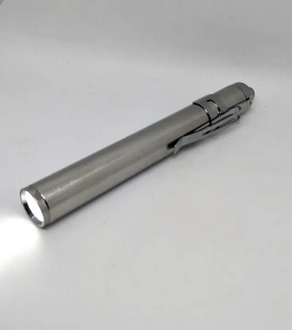 Super Bright Led Torch AAA Batteries Metal Body For Home & Outdoor Sport Doctor Egg Cuddling