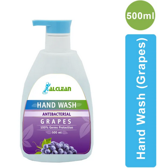 AlClean Liquid Soap Hand Wash 250ml Antibacterial 100% Germs Protection With Pump (Open for More Fragrances)