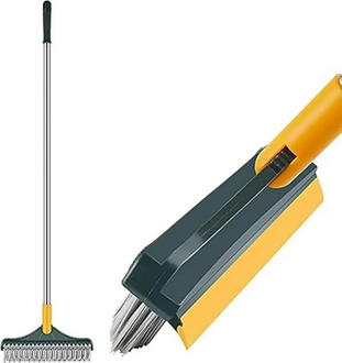 AlClean 2in1 Multipurpose Bathroom Brush + Wiper