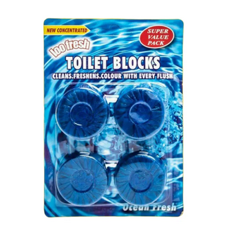 AlClean Pack of 4 Home Toilet Cleaner Ball Powerful Automatic Flush Toilet Bowl Deodorizer For Bathroom Cleaning