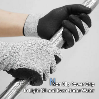 Cut Resistant Gloves For Kitchen, Protection Personified ,Food Grade Cut Resistance Gloves Safety Cut Proof Stab Resistant Stainless Steel Metal Mesh Work Butcher Gloves