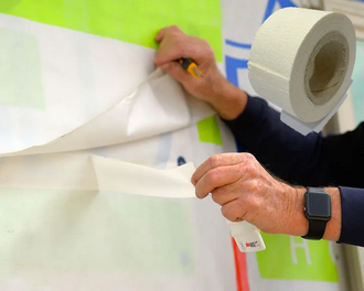 Pack of 3 - Double Sided Tape Cloth Type Very Strong Adhesive For Home and Other Uses 35mm x 15ft