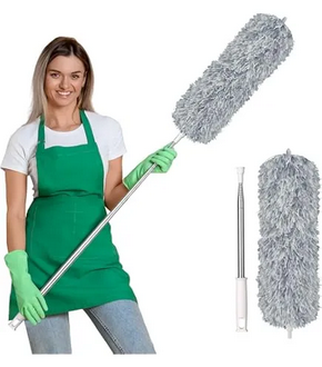 AlClean Micro Fiber Duster With Telescopic Stainless Steel Handle