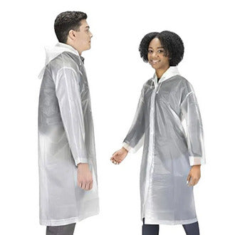 Reusable Raincoats for Adults, Opret Rain Ponchos with Hood and Sleeves Lightweight Waterproof Rain Coat for Men and Women