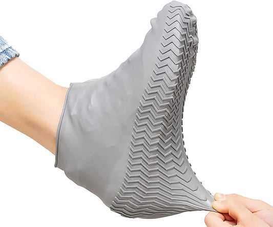 Waterproof Silicone Shoe Cover Reuseable Pair Large Size