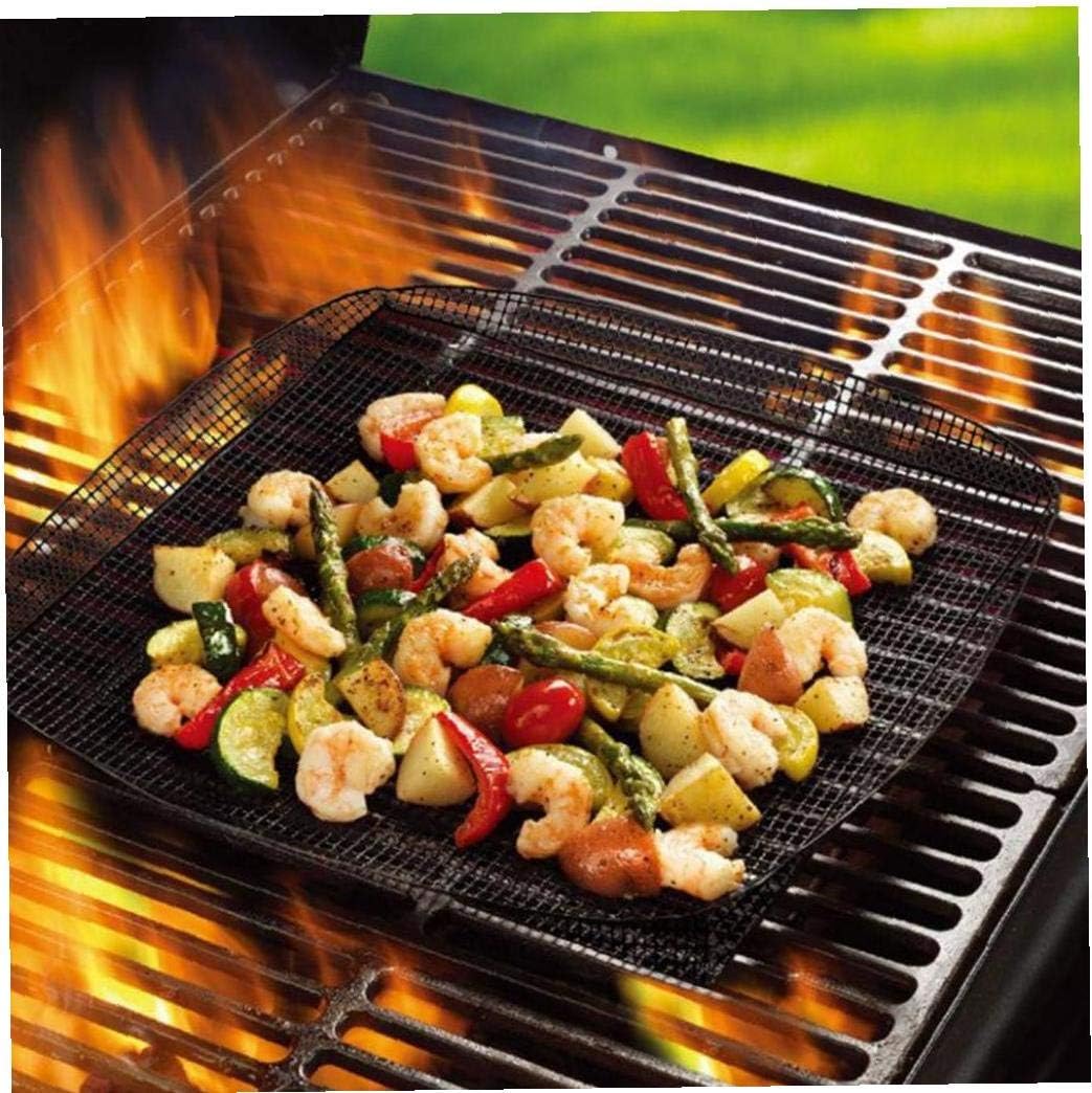 Non Stick Oven Mesh Baking Tray Reusable Baking Tray Non Stick Oven Mesh Baking Tray Reusable Baking Tray Non-stick Cooling Rack Cooling Grid Baking Tray For Biscuit Cookie Bread Cake Baking Rack Kitchen Pastry Tools