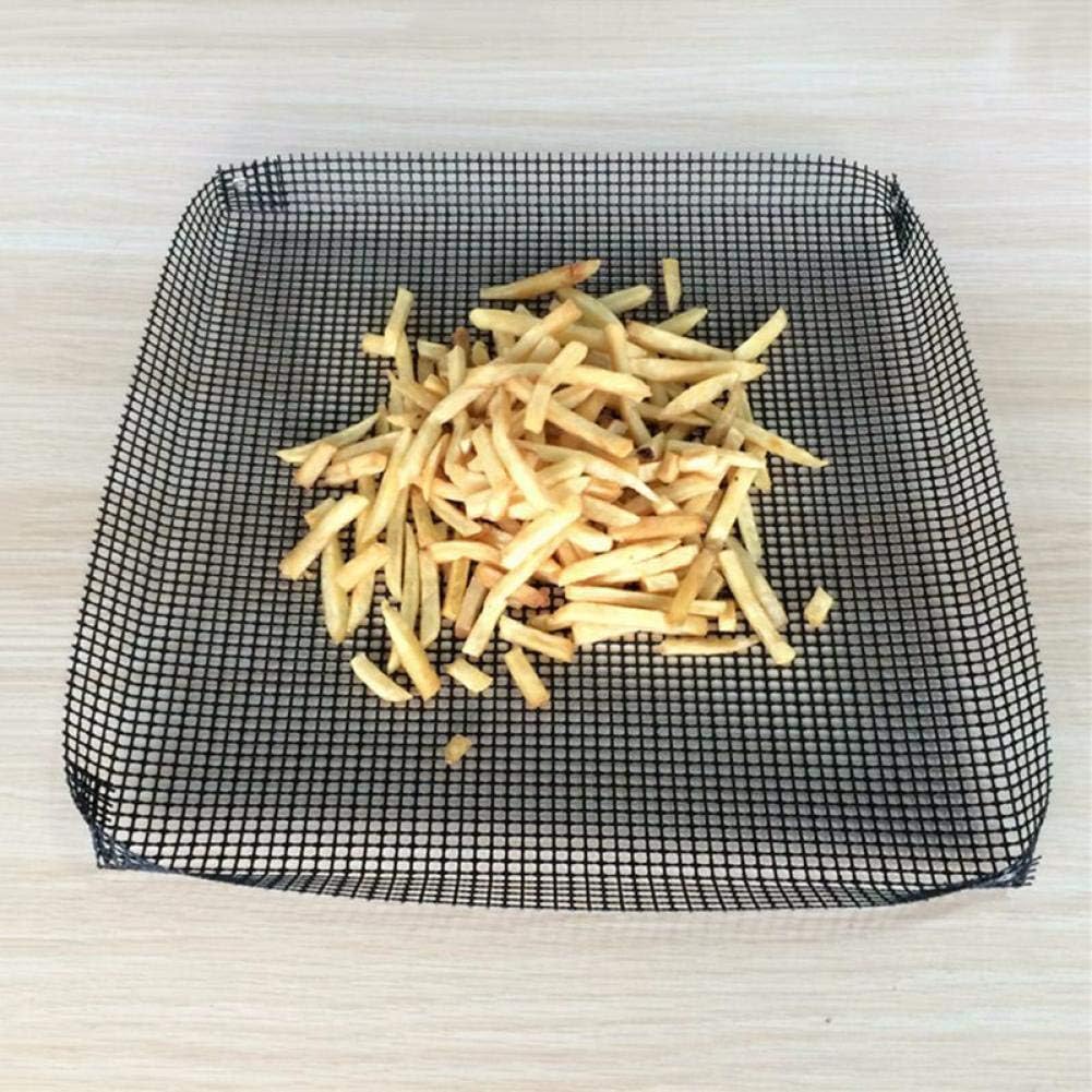 Non Stick Oven Mesh Baking Tray Reusable Baking Tray Non Stick Oven Mesh Baking Tray Reusable Baking Tray Non-stick Cooling Rack Cooling Grid Baking Tray For Biscuit Cookie Bread Cake Baking Rack Kitchen Pastry Tools