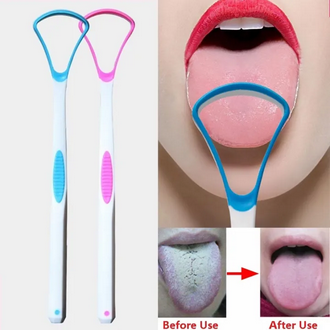 Tongue Scraper Cleaner - the Tongue Cleaner - End Bad Breath and Freshens Breath - Eliminate Bad Breath - Bad Breath Treatment | Tongue Scraper Tongue Cleaner Antibacterial | Zaban Cleaner Toothbrush | Oral Mouth Cleaning Brush Oral Fresher