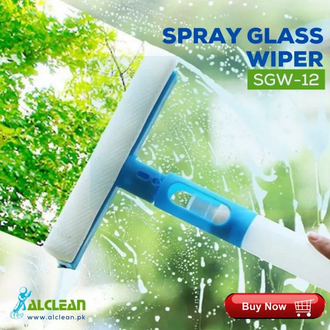 AlClean Glass Window Wiper Cleaner with Spray Bottle Hand held Car Washer Mirror Squeegee