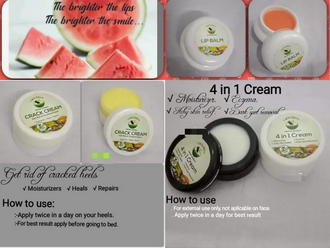 Twilight Pack of 3 - Small Crack Cream + Small 4in1 Cream + Lip Balm