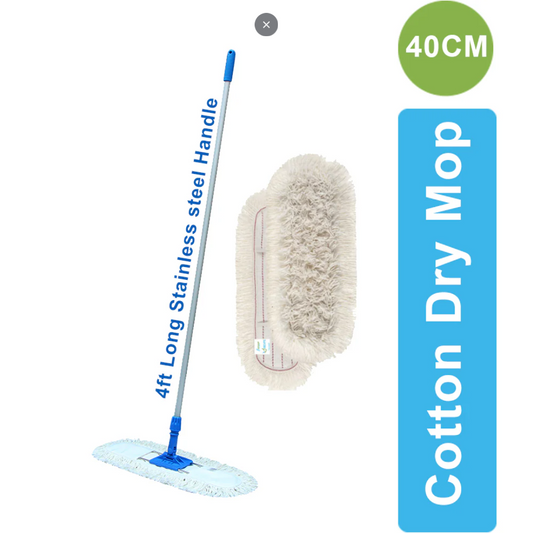 AlClean Ultimate Premium Cotton Dust Mop Floor Wash and Clean