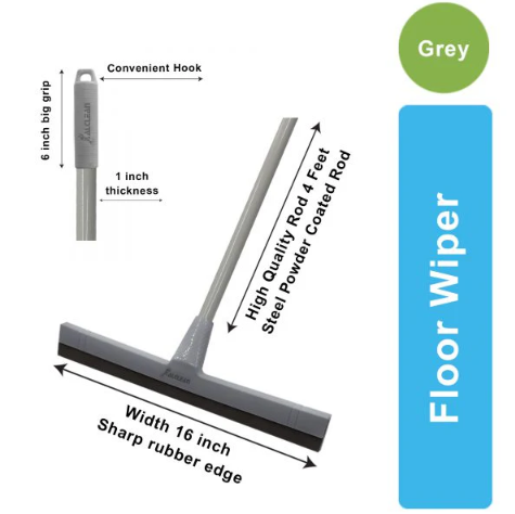 AlClean Floor Wiper with Metal Rod