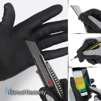 Cut Resistant Gloves For Kitchen, Protection Personified ,Food Grade Cut Resistance Gloves Safety Cut Proof Stab Resistant Stainless Steel Metal Mesh Work Butcher Gloves
