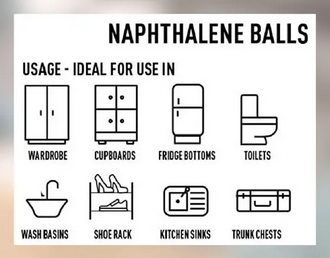 Premium Multi-Use Cleaning Tablets for Laundry & Household Use - Fragrance-Free, Eco-Friendly, Multipack Moth Balls Insect Camphor Wardrobe Removal Moth-proofing Natural Camphor Ball Drawer Deodorizer Mothball Naphthalene Phenyl Goli Tablet