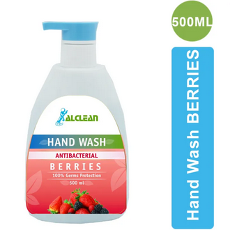 AlClean Liquid Soap Hand Wash 250ml Antibacterial 100% Germs Protection With Pump (Open for More Fragrances)